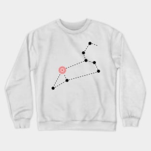 Purva Phalguni Nakshatra Hindu Vedic Sidereal Astrology Constellation Crewneck Sweatshirt